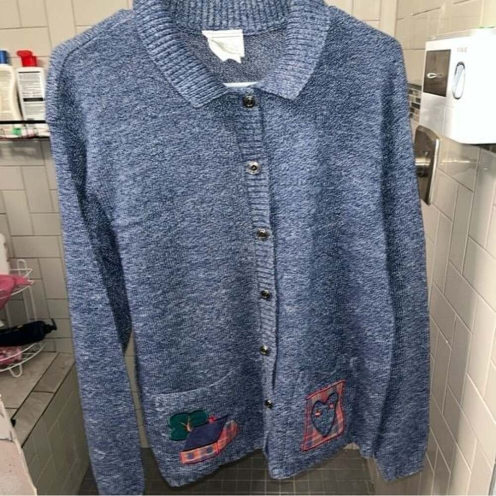 Vintage 90s Company Collection Sweater L Made USA back to school